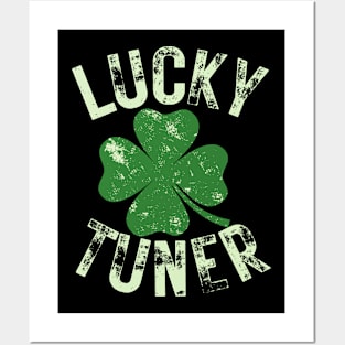 Lucky Tuner Shamrock St Patrick's Day Posters and Art